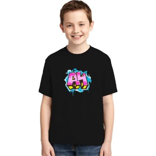 Vlad A4 New Merch Kids Shirt Summer Cotton Tee Shirt Lamba Gelik Paper 100% Cotton Childrens Clothes Street Wear Outfits