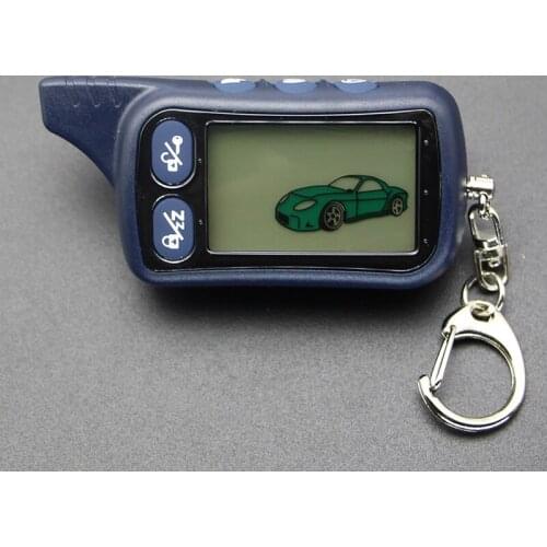 TZ-9030 LCD Remote Keychain Key Fob chain For Tomahawk TZ9030 remote Controller LCD Russian Version Two Way Car Alarm System