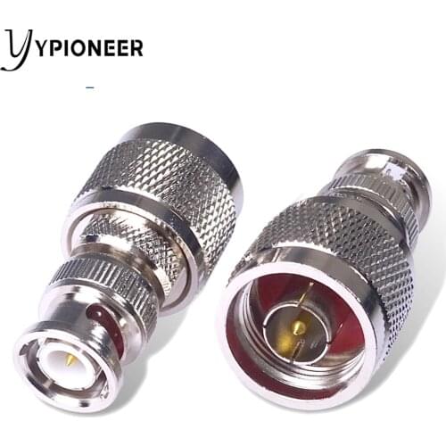 Cleqee 1PC N-Type Male to BNC Male Adapter RF Coaxial Connector C20069