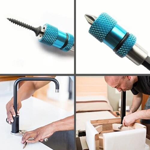 1pc Hex Shank Magnetic Drywall Screw Bit Holder Drill Screw Tool 1/4" Shank Precision Electric Screwdriver Set Drill Bits