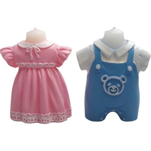 Luyou 3D Baby Clothes Silicone Fondant Mould Cake Decorating Chocolate Baking Mold Cake Decorating Tools FM1116