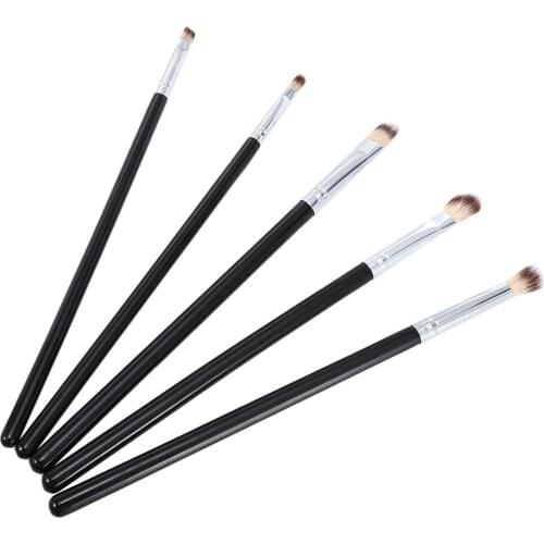 5pcs Makeup Brushes Eye Shadow Brush Wood Handle Cosmetic Tool