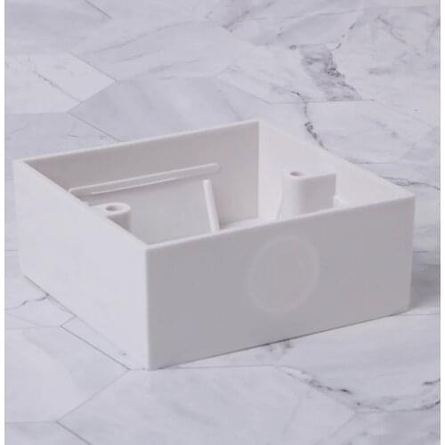 New Style 86 X 86mm Waterproof Wall Plate Junction Box Back Plate Box Outer Side Back Box High Quality