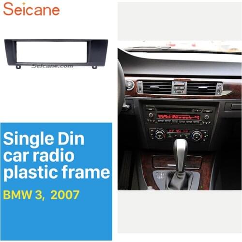 Seicane Car Stereo Fascia for 2004-2012 BMW 3 Series E90 E91 DVD player Frame Trim Installation Decorated Panel Car Fitting Kit