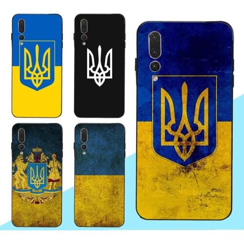 Ukraine Flag Coat of Arms Case For Huawei P20 P30 Pro P10 P40 Lite Mate 10 Lite 20 30 Pro P Smart 2019 Z Cover