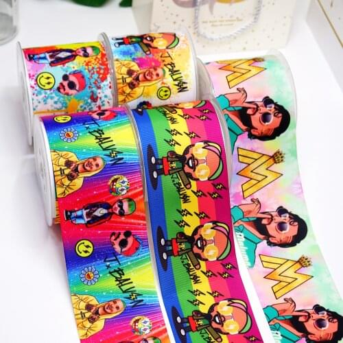 DIY Cartoon Printed Grosgrain Ribbon For Craft Supplies Sewing Accessories 5 Yards, Planar Resins Mold 10 Pieces. 50184