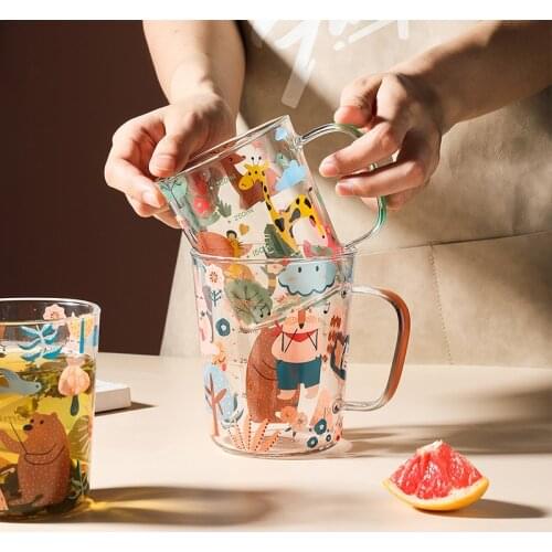 JINYOUJIA Double Wall Glass Cups