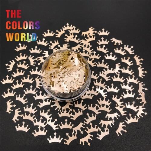 TCT-410 Crown Nails Glitter Nail Art Decoration Body Art Makeup Tumbler Handwork Crafts DIY Accessories Festival Party Supplier