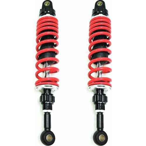 One pair 375mm Motorcycle Shock Absorber Adjust Rear Suspension for HONDA YMAHA SUZUKI Kawasaki KTM ATV Street Bikes 150cc-750cc