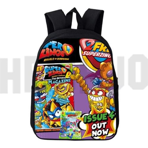Sac A Dos Mochila 3D Print Superzings Bag Women Game Anime Super Zings Series 6 Backpack Men Cartoon for Teenager 12/16 Inch