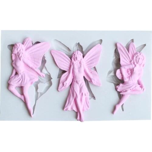 Fairy Baking Cake Mold Silicone Mold Pastry Chocolate Mould Candy Biscuits Mo Cookie Cutter Cookie Cutter Fondant Tool