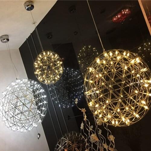 Modern Gypsophila Sparkball Led Pendant Lights Living Room Mall Restaurant Bar Cafe Indoor Lighting Decor Hanging Light Fixture
