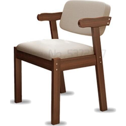Solid wood computer chair comfortable student study chair writing chair book desk chair bedroom stool back chair