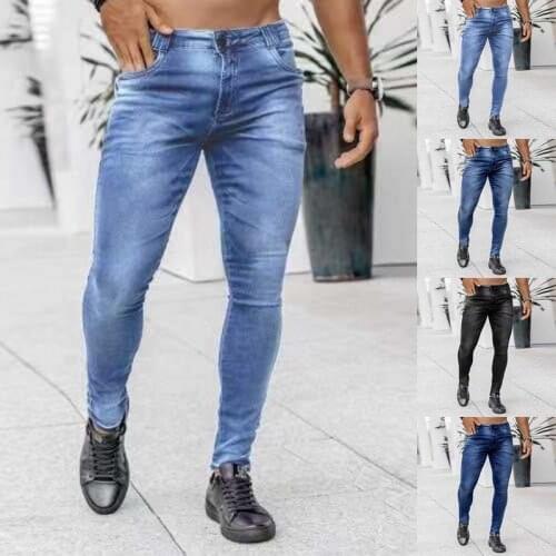 WENYUJH Men's Biker Jeans