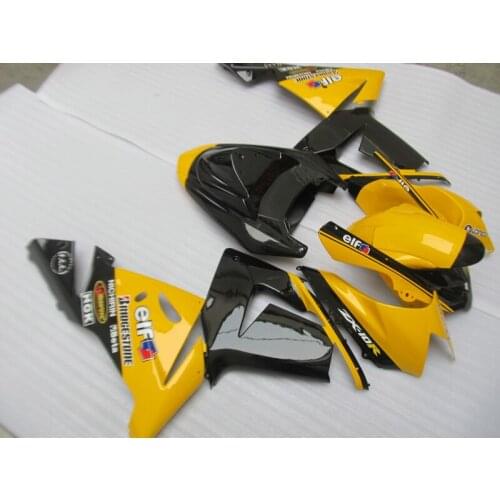 100% new fairings bodywork for Kawasaki ZX10R 2004 2005 NINJA Fairing kit ZX 10R 04 05 yellow black bodykits YV41