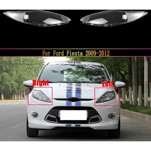 Car Headlamp Lens For Ford Fiesta 2009 2010 2011 2012 Car Replacement Auto Shell