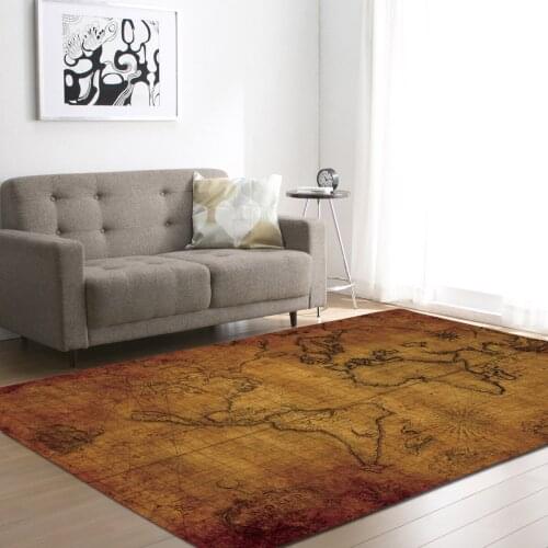 Large World Map Carpets Rug Bedroom Kids Baby Play Crawling Mat Memory Foam Area Rugs Carpet for Living Room Home Decorative