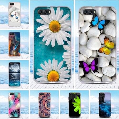 For Huawei Honor V10 Case Soft Silicone Matte Back Cover Phone Cases For Huawei View 10 Case Huawei Honor V10 Bags