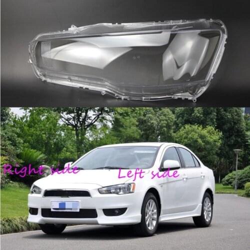 For Mitsubishi Lancer EX 2010 2011 2012 2013 2014 2015 2016 2017 Headlamp Cover Car Replacement Front Auto Shell Cover