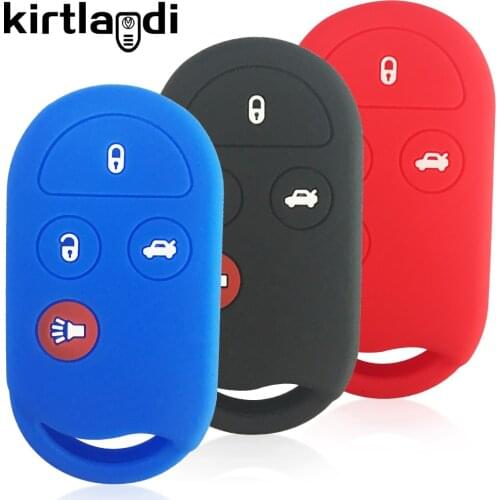 Kirtlandi 4 Button Remote Holder Key Shell Case Fob Cover for Nissan Maxima A32 A33 I30 QX4 Auto Keyless Car Key Cover Protector