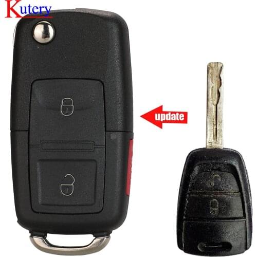 Kutery 2 Buttons Remote control For KIA Ceed KEY WITH ELECTRONICS 433 MHZ Uncut Blade car keys