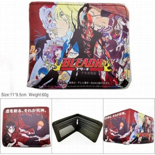 LISM Bleach A253215 Fashion Anime Wallet Bags Wallets Coins Casual Purses Card Unisex Gifts Birthday