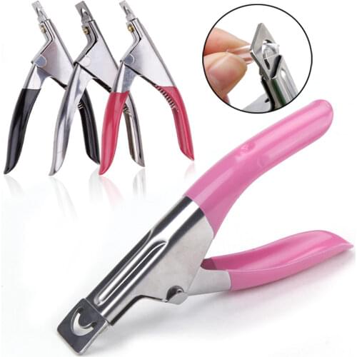 False Nail Clipper Manicure Clamp Clippers Special Type U Word Cut Fake Nail Cutter Straight Edge Acrylic Nail Clipper Tips
