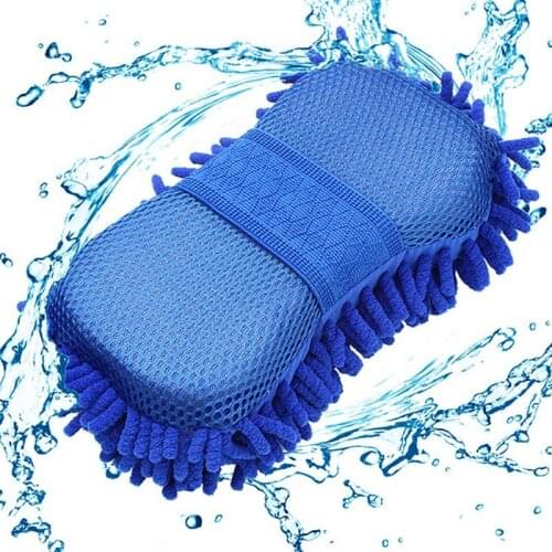 Multifunction Car Wash Cleaning Sponges Soft Wool Glove Washcloths Car Motorcycle Brush Washer Auto Care Detailing Accessories