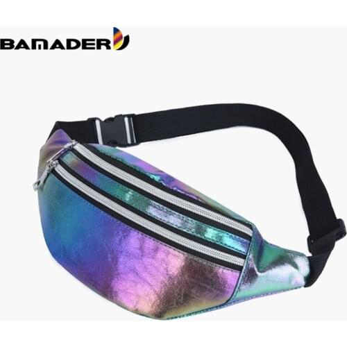 Belt Bag Women Fashion Belt Bag Ladies Luxury Leather Design Casual OneShoulder Messenger Bag Travel Belt Laser Hip Hopbelt Bag