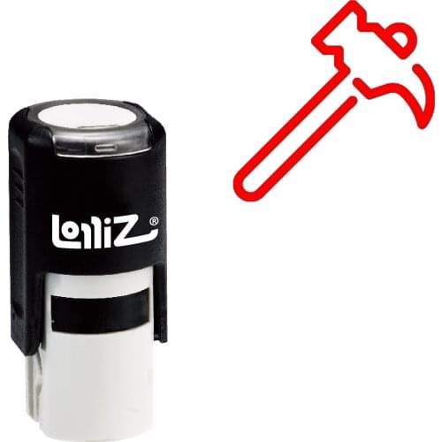 LolliZ Hammer Self-Inking Rubber Stamp - Modern Symbol Series