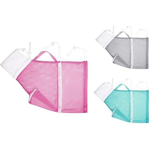 Cat Shower Net Bag Cat Grooming Bathing Bag Adjustable Cat Washing Bag Multifunctional Cat Restraint Bag