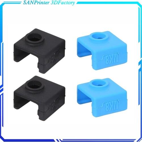 3D Printer MK8 Silicone Socks Block Heater Silicone Insulation cover for Replicator Anet a6 a8 i3 MK7 / MK8 / MK9