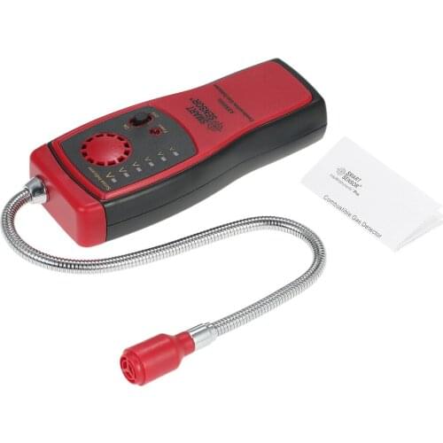 SMART GAS SENSOR Gas Analyzer Combustible Gas Detector Port Flammable Leakage Location Determine Meter With Sound Light Alarm