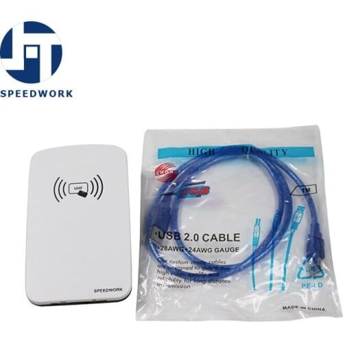 USD Desktop UHF RFID Card Reader Support USB cable firmware upgrade On line