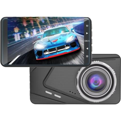 Full HD 1080P Dual Dash Cam 4.0 Inch LCD Screen Car Dash Cam DVR Front Camera and Rear View Cam 170 Degree Wide Angle