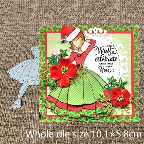 XLDesign Craft Metal Cutting Dies lovely Raising short hair girl Scrapbooking Album Paper DIY Card Craft Embossing Die Cuts