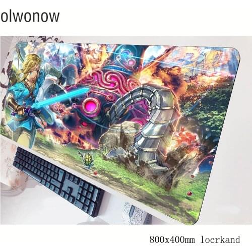 Zelda mouse pad gamer 80x40cm gaming mousepad cheapest notbook desk mat best seller padmouse games pc gamer mats gamepad