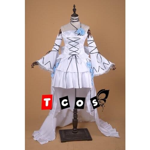 Anime Pandora Hearts Alice Cosplay Costumes White Rabbit Wedding Derss Formal Dress Female Party Role Play Clothing Custom-Make
