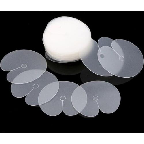 100pcs Professional Fusion Hair Extension Templates Heat Shield Protector Hair Heat Protector Shields
