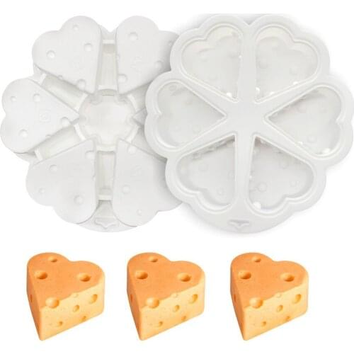 3D Cheese Silicone Mousse Cake Mold For Baking Mousse Dessert Mold Non Stick Jelly Pudding Pastry Bakeware Cake Decorating Tools