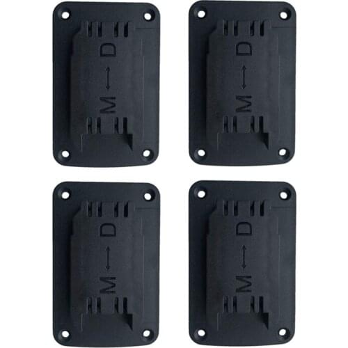 4PCS Battery Ready Dock Mount Holder for Dewalt 14.4V/18V/20V M18 18V Battery