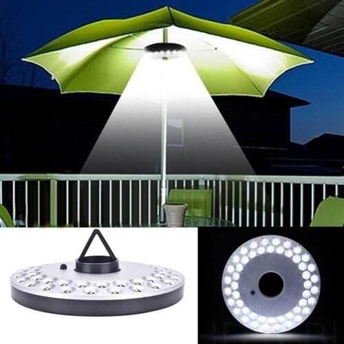 48 LEDs Outdoor Poles Tent Camping Lights LED Lantern Poles Umbrella Light Portable Beach Tent Patio Garden Emergency Lamp