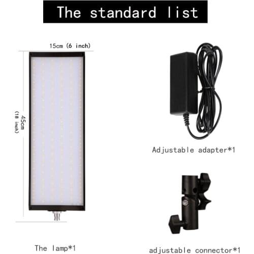 60W 240pcs Bi-color LED Video Light Photography Studio Lighting Soft Lamp Dimmable Photo light For Camera Shooting