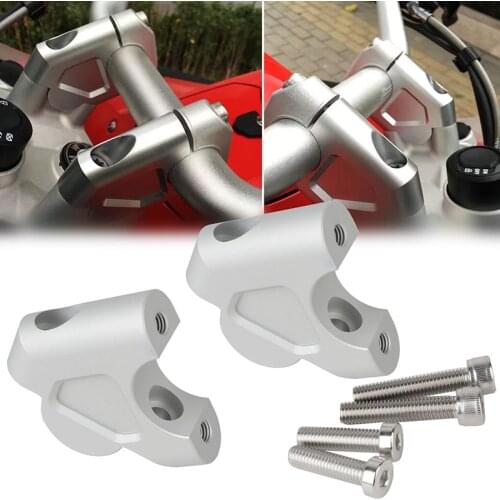 1pcs Motorcycle Handlebar Risers Height Up Adapters suitable for BMW R1200GS LC R1200GS 2013-2018/ R1200GSA 2014-2018
