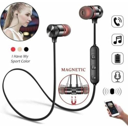 Wireless Bluetooth-Compatible Rear-Mounted Headphones Sports Fitness Headphones MIC Stereo Bass Long Standby Earplugs Hot Models