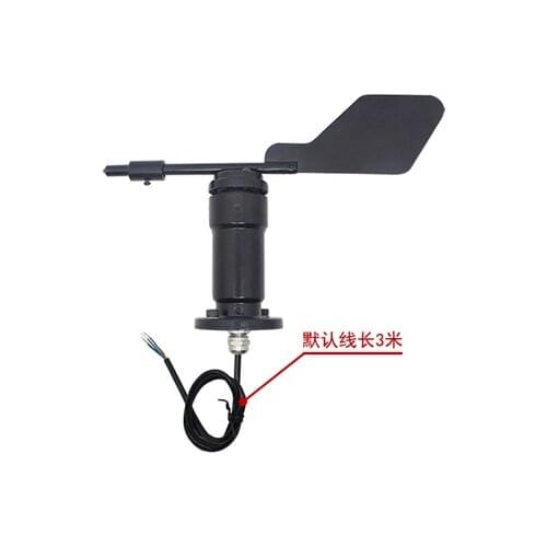 Free shipping 1pc Polycarbon 360 degree Wind direction sensor transmitter 4-20ma/0-10v/0-5V Outdoor weather analog sensor 0.7M