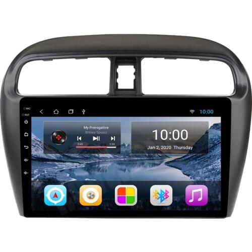 For Mitsubishi Mirage GT G4 2012-2018 Android 10 Car Radio Stereo GPS Navigation Navi Media Multimedia System PhoneLink