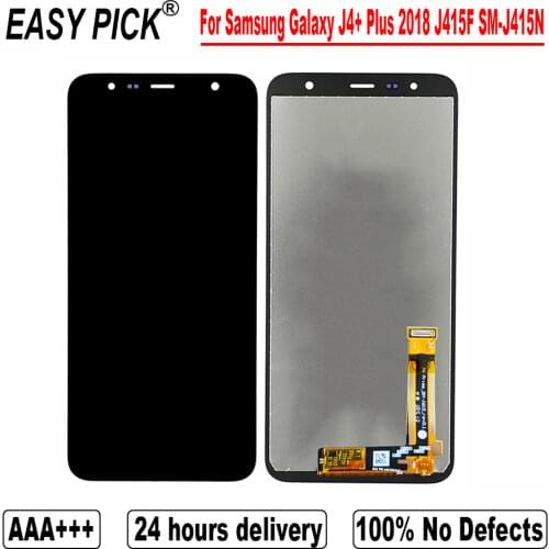 For Samsung Galaxy J4+ Plus 2018 J415F LCD Display Touch Screen Digitizer Assembly SM-J415N SM-J415F SM-J415G Replacement Part