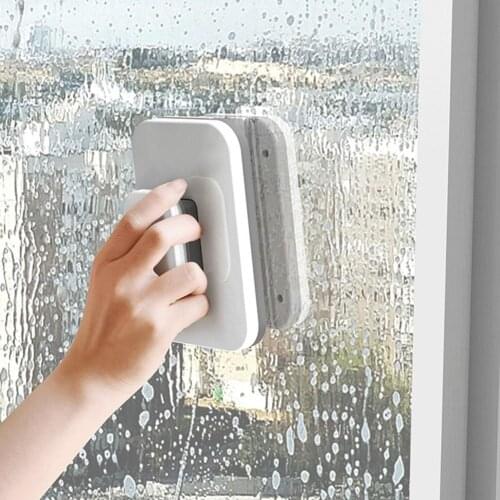 Double Sided Magnetic Window Cleaner Comfortable Grip Glass Brush Cleaning Wiping Magnets Household Z0X9