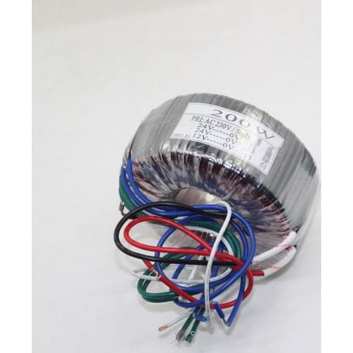 200W Pure Copper Enameled Wire Transformer Double 24V Or Double 26V Imported A-core Silicon Steel Sheet
